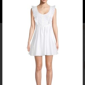 NWT Free People Half Moon Mini WhT Crochet  sz S